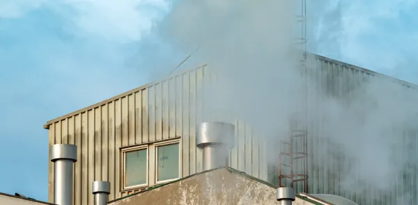 chimeneas de evacuacion de humos industria