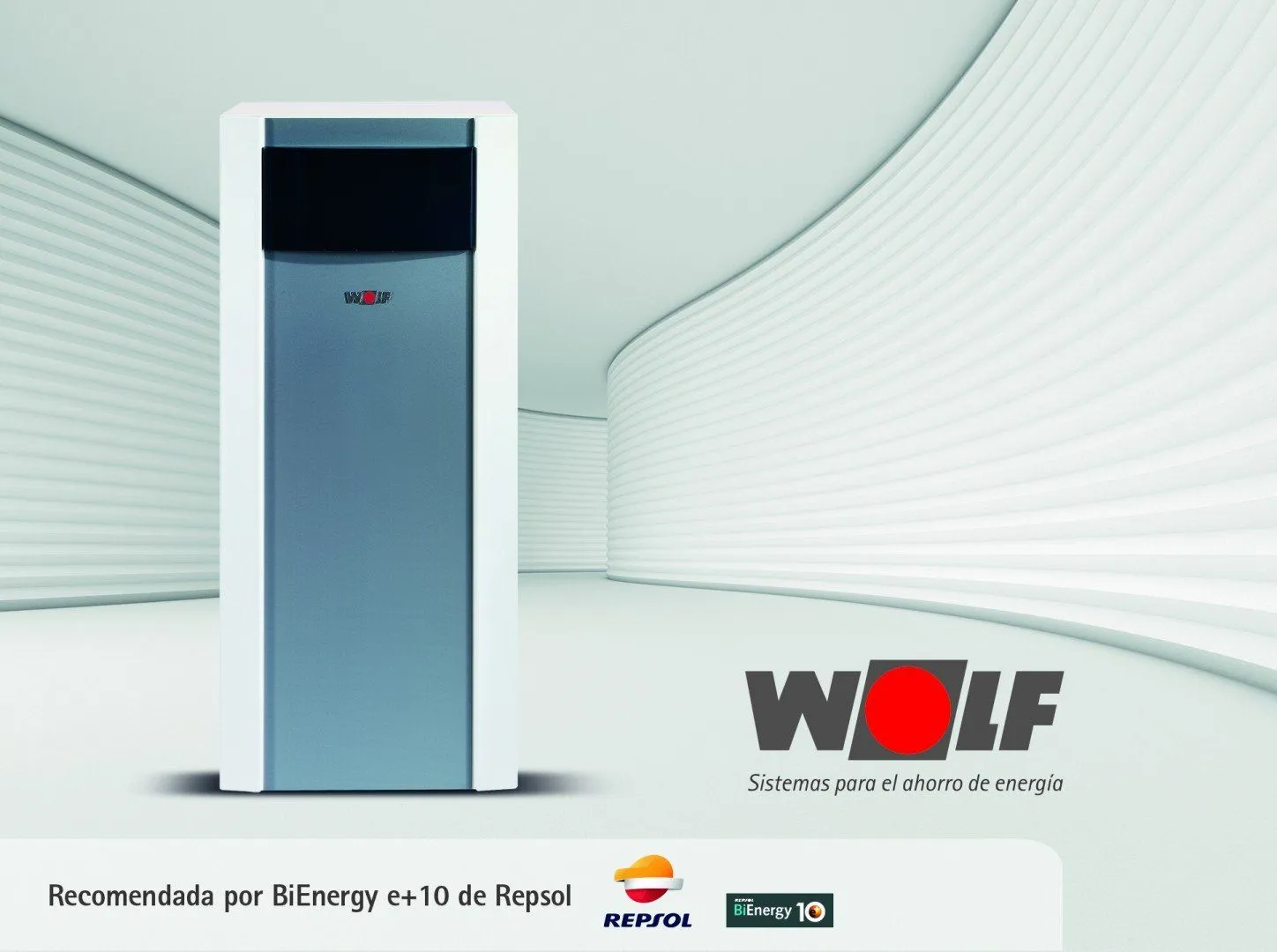 Wolf y BiEnergy e+10 de Repsol eficiencia energética en calefacción