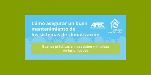 Consejos para asegurar un buen mantenimiento de los sistemas de climatización - infografía