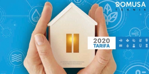 La nueva tarifa de DOMUSA TEKNIK llega cargada de novedades
