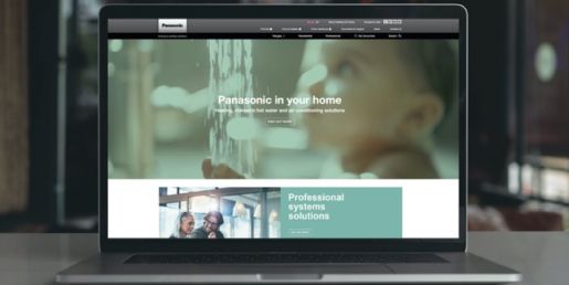 Innovadora web de Panasonic Heating & Cooling Solutions para una mejor experiencia de usuario