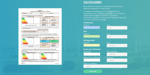 Nueva calculadora energética para conocer el ahorro que se puede alcanzar con una casa más eficiente