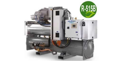 Refrigerante R-515B formando equipo con AquaForce 30XW(H)PZE de Carrier