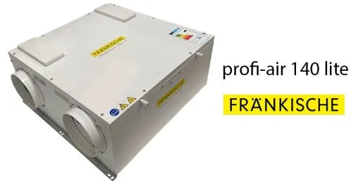 Ventilación eficiente, nuevo profi-air® 140 lite