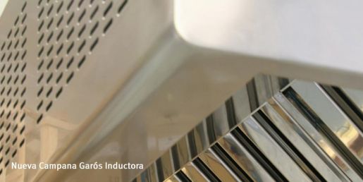 Campana extractora Garós Inductora: cocinas industriales eficientes y confortables