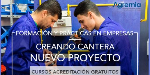 “Creando cantera” de Agremia: cursos gratuitos, remunerados y con prácticas para jóvenes desempleados