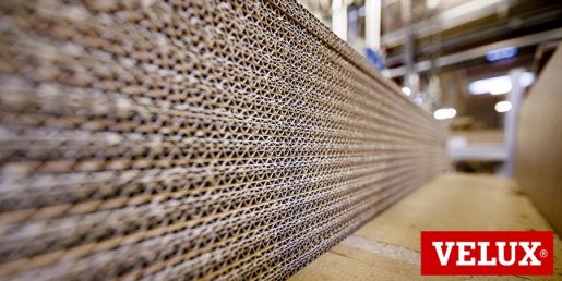 Velux elimina el plástico en los embalajes de ventanas de tejados en su compromiso sostenible