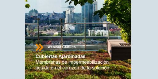 Webinar gratuito de Master Builders Solutions sobre cubiertas ajardinadas