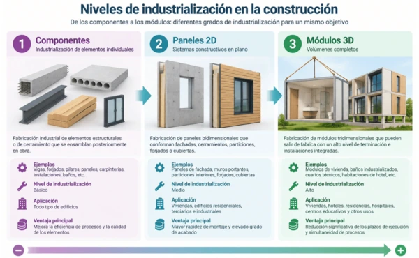 tipos de construccion industrializada