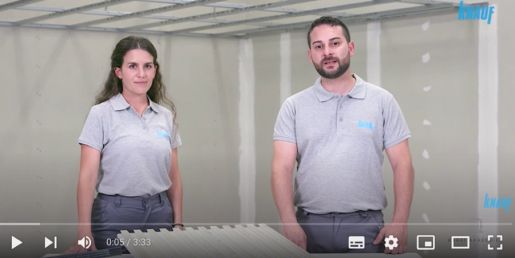 Videotips de Knauf: nuevas píldoras gratuitas de información para instaladores