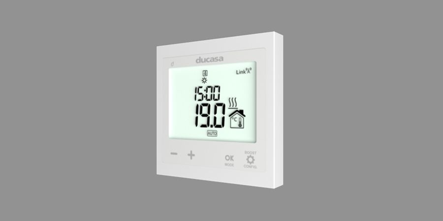 Ducasa presenta su termostato TP220 para suelo radiante eléctrico