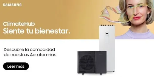 Bomba de calor de alta temperatura EHS Mono HT Quiet de Samsung para reformas residenciales