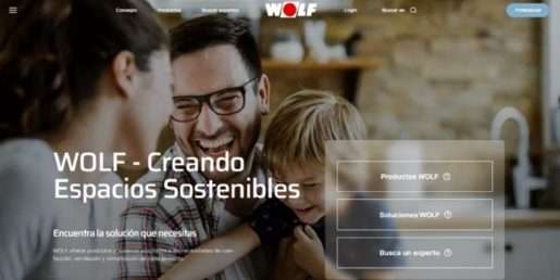 Nueva página web de WOLF con el cliente como protagonista