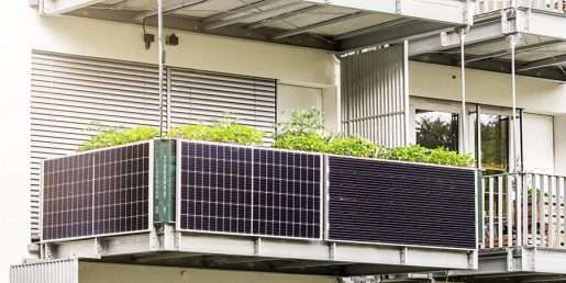 Placas solares para balcones y ventanas