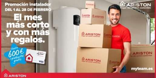 Promoción MyTeam de Ariston en el mes más corto y con más regalos