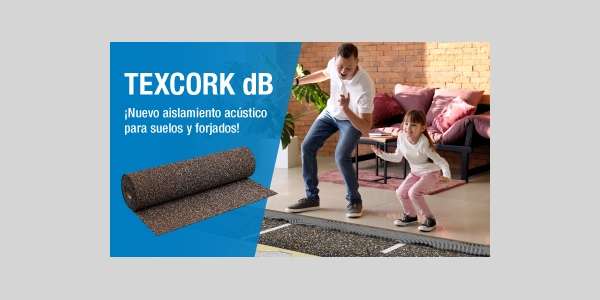 Aislante acústico para embaldosar suelos TEXCORK dB