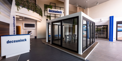 El nuevo showroom de Deceuninck expone sus productos y soluciones más eficiente