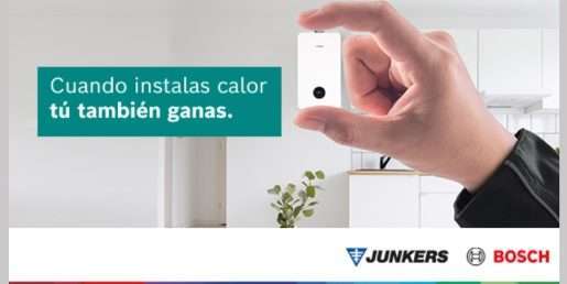 Junkers Bosch plus invita a los profesionales a ganar instalando calor