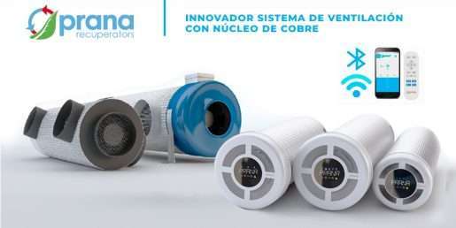 Recuperadores Prana Smart, los revolucionarios sistemas de ventilación mecánica de doble flujo