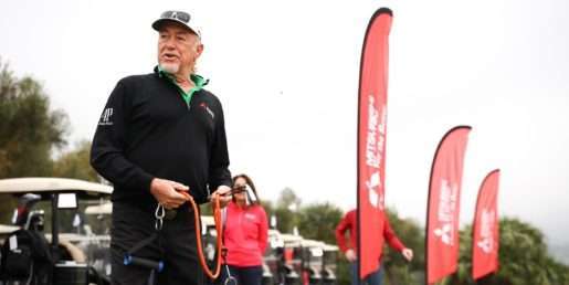 El golfista Miguel Ángel Jiménez, presente en el torneo Mitsubishi Electric Champions Cup