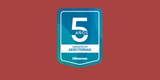 Hisense amplía la garantía de sus productos de aerotermia a 5 años
