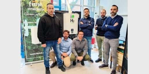 Ferroli y la Universidad de Vigo prueban la nueva caldera HydroHelix