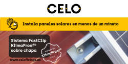 celo fastclip paneles solares