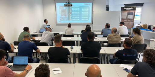 Panasonic impulsa la formación para instaladores en Madrid y Valencia