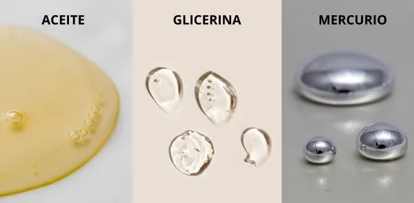 viscosidad del agua aceite glicerina mercurio