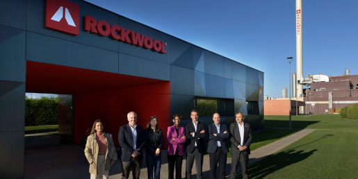 María Chivite inaugura las nuevas oficinas sostenibles de ROCKWOOL en Navarra