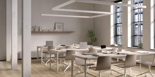 Simon 860 ideal para la iluminación eficiente en espacios de trabajo