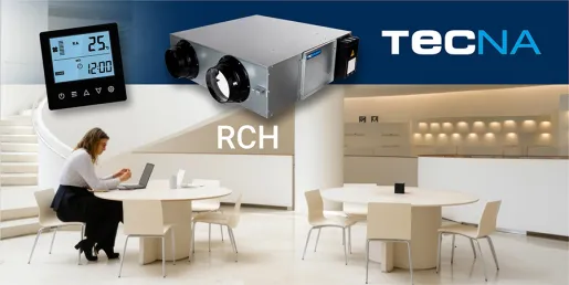 Recuperador de calor TECNAVENT RCH: Eficiencia energética y confort térmico