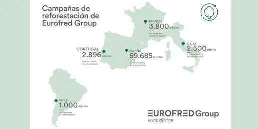 Eurofred Group impulsa la reforestación de un bosque degradado en Lugo
