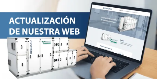 Nueva web de Decaclima con un diseño más visual e intuitivo