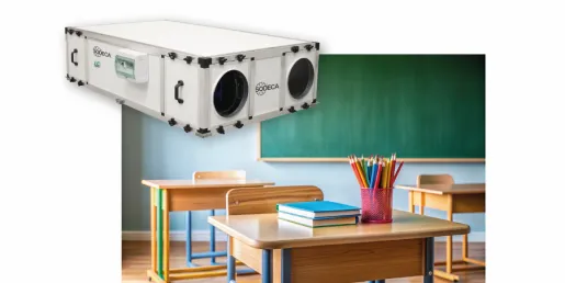 SODECA impulsa la climatización eficiente en las escuelas de Barcelona