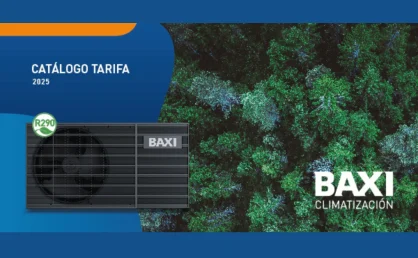 BAXI lanza su Catálogo Tarifa 2025 con novedades en aerotermia y climatización