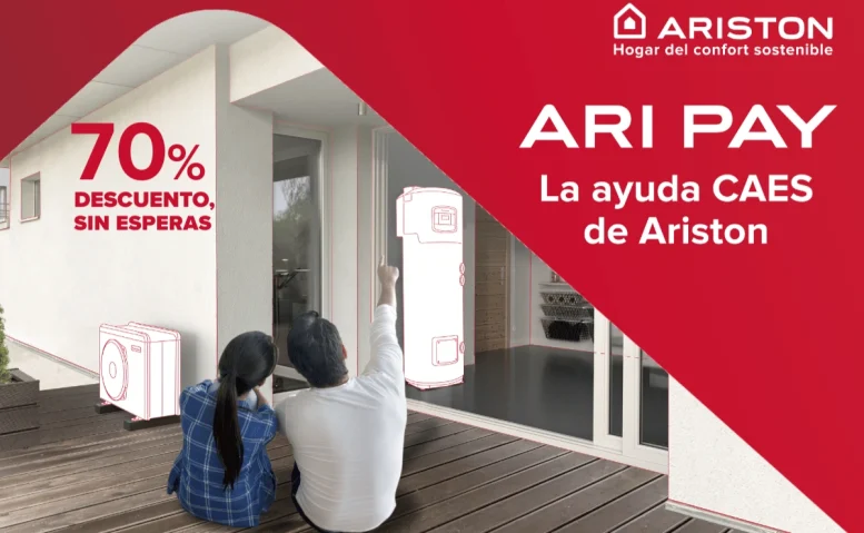 ariston lanza air pay para ayudas aerotermia