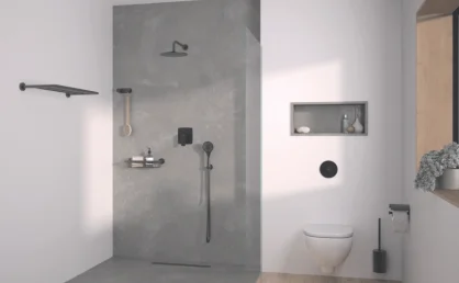 Genebre amplía el sistema GEBOX con nuevas combinaciones y acabados en grifería empotrada para ducha
