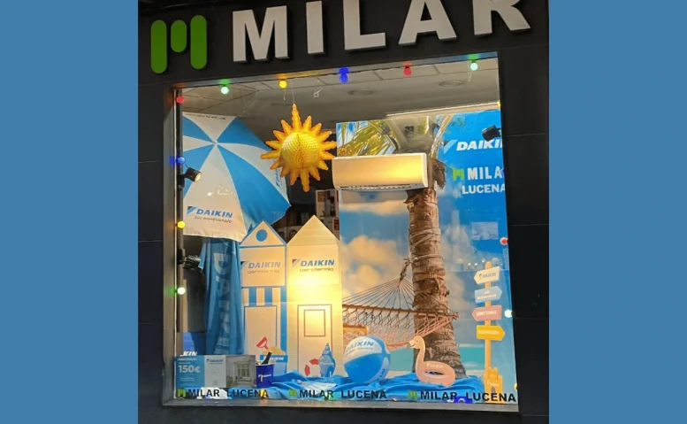 milar lucena premio concurso escaparates daikin 2024