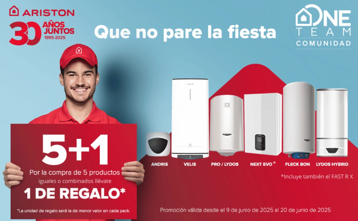 ariston nueva promocion para instaladores