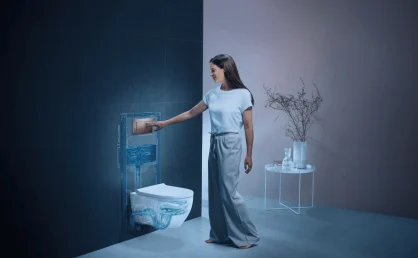 Geberit reduce el ruido en el baño en más de un 30 % con su nueva Solución Completa