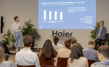 haier presenta informe confort responsable en showrrom madrid