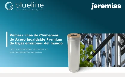 Blueline de Jeremias: sostenibilidad y alto rendimiento en conductos de acero inoxidable