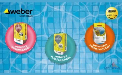 Saint-Gobain Weber celebra la Yellow Week 2025 con foco en piscinas