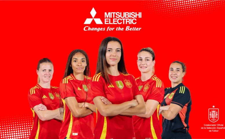 mitsubishi electric renueva patrocinio seleccion española futbol femenino