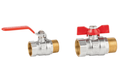 Genebre presenta su Línea de válvulas de esfera con palanca o palomilla roja para instalaciones de agua caliente