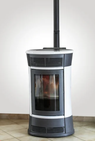 calefaccion eficiente en invierno con estufa de pellets