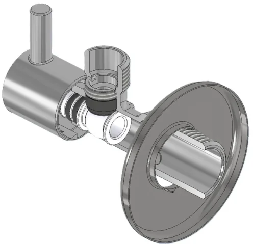 genebre valvula escuadra antical 3094z perspectiva