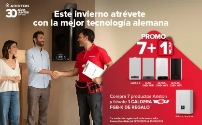 Ariston impulsa a los instaladores con dos promociones exclusivas para este invierno