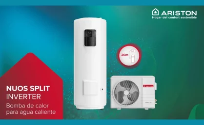 Ariston mejora su gama NUOS SPLIT INVERTER WIFI y afianza su liderazgo en ACS renovable